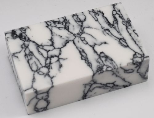 White Turquoise Tru-Stone Block - 0.73